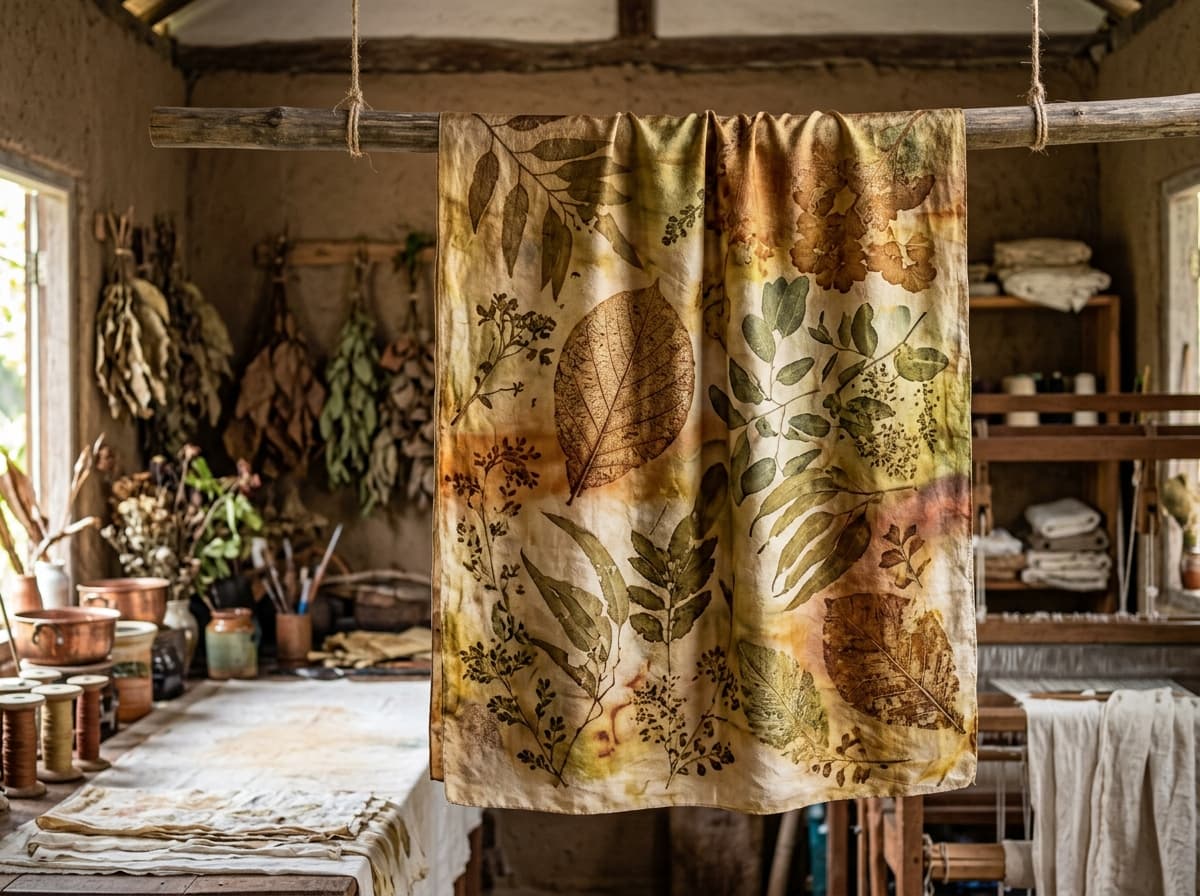 Koleksi Ecoprint Alami Daun Jati Batik Wiliwang